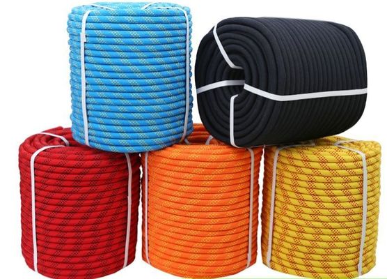 คุณภาพ  8mm-20mm Polypropylene Rope Blue Rescue Solid Braid Polypropylene Rope โรงงาน