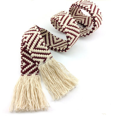 คุณภาพ  40mm*210cm  Cotton Webbing Waist Strap For Garment Accessories โรงงาน