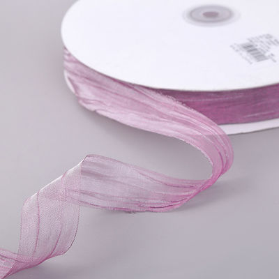 กล่องของขวัญ 25 มิลลิเมตร Organza ริบบิ้น เกาหลี 2.5 ซม Sheer Wired ริบบิ้น