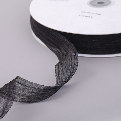 กล่องของขวัญ 25 มิลลิเมตร Organza ริบบิ้น เกาหลี 2.5 ซม Sheer Wired ริบบิ้น