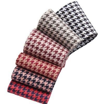 40mm Double Face Polyester Hound Stooth ริบบิ้น สําหรับการทํากระดานกระดานและตกแต่งเสื้อผ้า