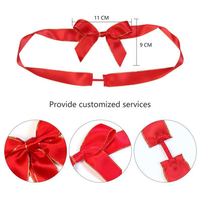 สีแดง Pre Tied กระดานยืดหยุ่นสําหรับกล่อง Oem ประดับกระดานกระดาน