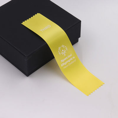 สีฟ้า สีเขียว เหรียญรางวัล เทปพอลิเอสเตอร์ เซติน เทปเหรียญตามสั่ง