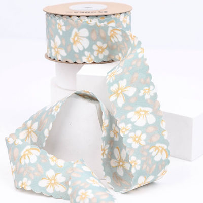 ดอกไม้ส่วนบุคคล Grosgrain ริบบิ้น สายผสมริม ริบบิ้น สําหรับการบรรจุของขวัญ