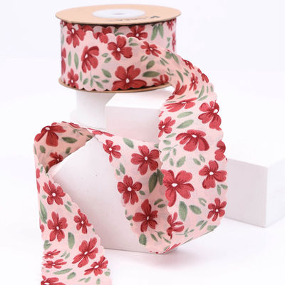 ดอกไม้ส่วนบุคคล Grosgrain ริบบิ้น สายผสมริม ริบบิ้น สําหรับการบรรจุของขวัญ
