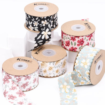 ดอกไม้ส่วนบุคคล Grosgrain ริบบิ้น สายผสมริม ริบบิ้น สําหรับการบรรจุของขวัญ