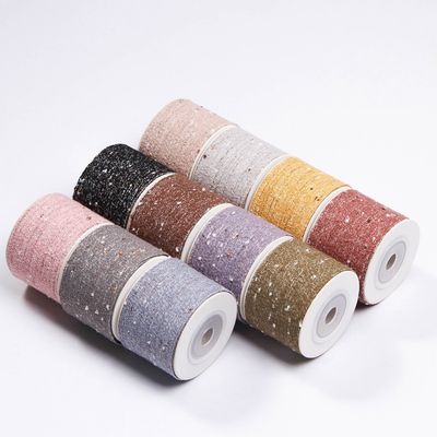 ริบบอนผ้าผ้าผ้าใบหน้าสอง 6 มม-40 มม ริบบอนตามสั่ง OEM