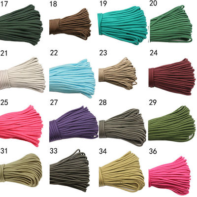 สายไนลอนสีส้ม สายไนลอน ISO9001 สายพอลิเอสเตอร์ผสมสอง