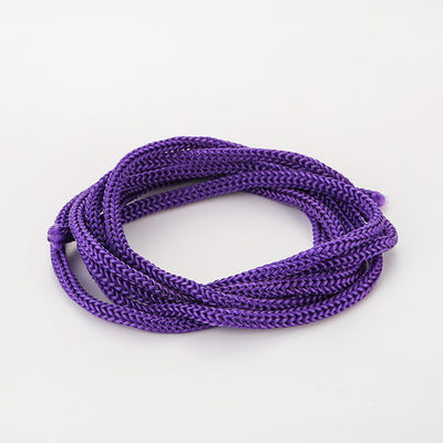 สีชมพู DIY 3 มิลลิเมตร Polypropylene สายสีม่วง Double Braided Polypropylene สาย