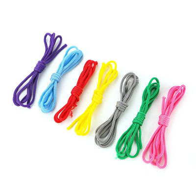 สีชมพู DIY 3 มิลลิเมตร Polypropylene สายสีม่วง Double Braided Polypropylene สาย