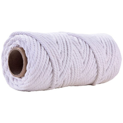 50m Dusty Pink Macrame Cord 5mm ISO9001 สายผ้าใบสีชมพู 3 สาย