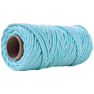 50m Dusty Pink Macrame Cord 5mm ISO9001 สายผ้าใบสีชมพู 3 สาย