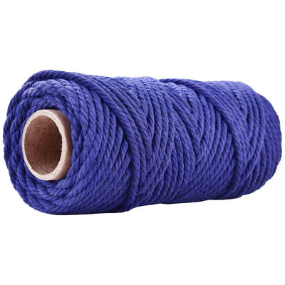 50m Dusty Pink Macrame Cord 5mm ISO9001 สายผ้าใบสีชมพู 3 สาย