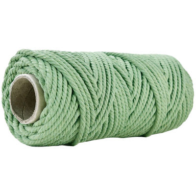50m Dusty Pink Macrame Cord 5mm ISO9001 สายผ้าใบสีชมพู 3 สาย