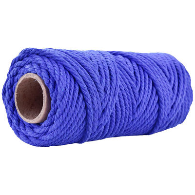 50m Dusty Pink Macrame Cord 5mm ISO9001 สายผ้าใบสีชมพู 3 สาย