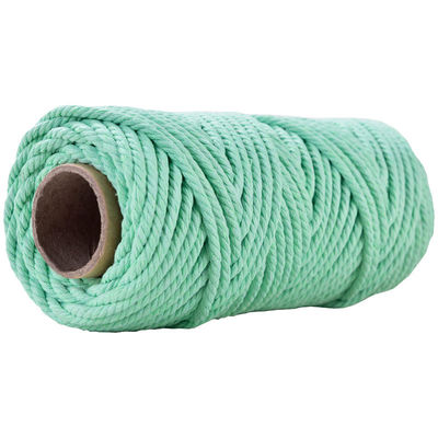 50m Dusty Pink Macrame Cord 5mm ISO9001 สายผ้าใบสีชมพู 3 สาย