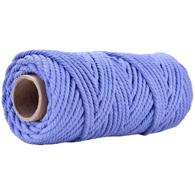50m Dusty Pink Macrame Cord 5mm ISO9001 สายผ้าใบสีชมพู 3 สาย