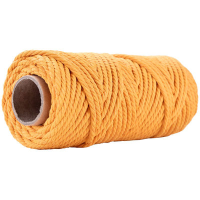 50m Dusty Pink Macrame Cord 5mm ISO9001 สายผ้าใบสีชมพู 3 สาย