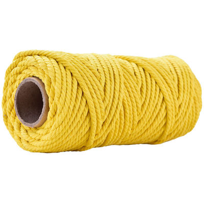50m Dusty Pink Macrame Cord 5mm ISO9001 สายผ้าใบสีชมพู 3 สาย