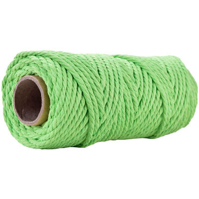 50m Dusty Pink Macrame Cord 5mm ISO9001 สายผ้าใบสีชมพู 3 สาย