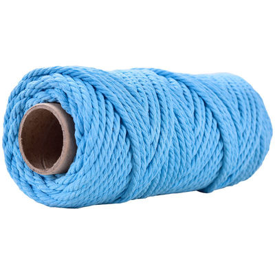 50m Dusty Pink Macrame Cord 5mm ISO9001 สายผ้าใบสีชมพู 3 สาย