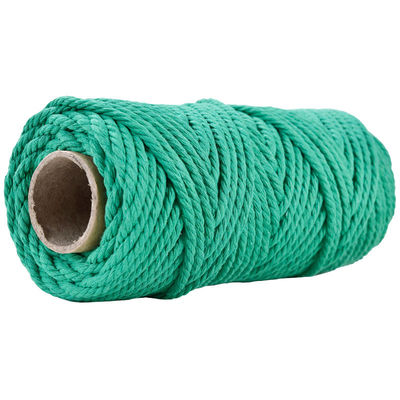 50m Dusty Pink Macrame Cord 5mm ISO9001 สายผ้าใบสีชมพู 3 สาย