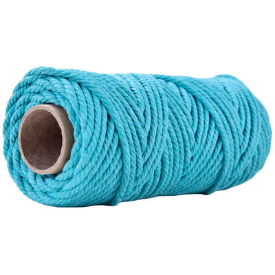 50m Dusty Pink Macrame Cord 5mm ISO9001 สายผ้าใบสีชมพู 3 สาย