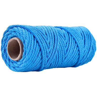 50m Dusty Pink Macrame Cord 5mm ISO9001 สายผ้าใบสีชมพู 3 สาย