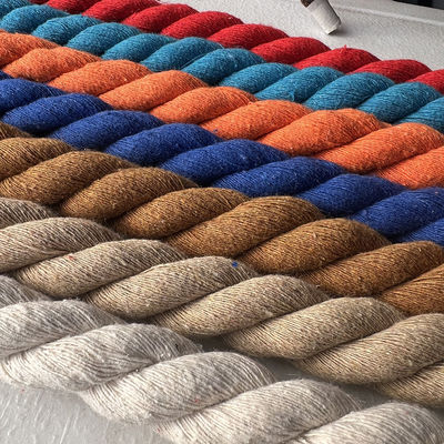 โรส 20 มิลลิเมตร สายผ้าใบบิด ISO14001 3 สาย Macrame
