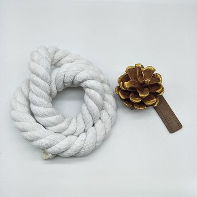โรส 20 มิลลิเมตร สายผ้าใบบิด ISO14001 3 สาย Macrame