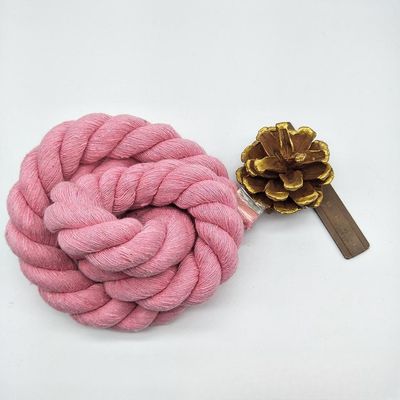 โรส 20 มิลลิเมตร สายผ้าใบบิด ISO14001 3 สาย Macrame