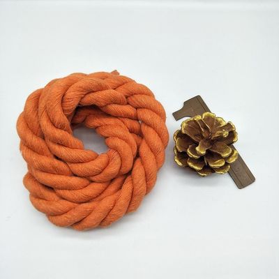 โรส 20 มิลลิเมตร สายผ้าใบบิด ISO14001 3 สาย Macrame