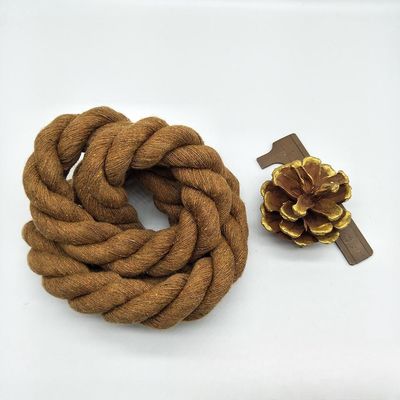 โรส 20 มิลลิเมตร สายผ้าใบบิด ISO14001 3 สาย Macrame