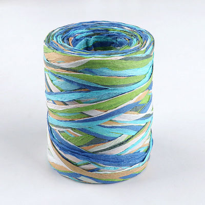 สายกระดาษมืออาชีพ Diy Raffia 100m สายกระดาษผสมคริสต์มาส