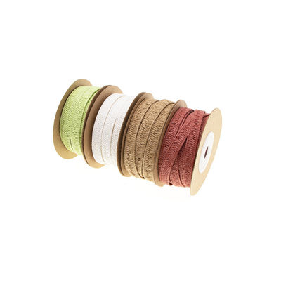 สีแดง 10 มิลลิเมตร สีน้ําตาล สายกระดาษบิด 5 มิลลิเมตร สายกระดาษบิดสีเขียว