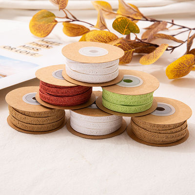 สีแดง 10 มิลลิเมตร สีน้ําตาล สายกระดาษบิด 5 มิลลิเมตร สายกระดาษบิดสีเขียว