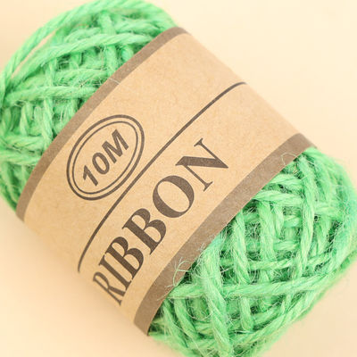 2 มิลลิเมตร Natural ปอกระเจา Rope 10 มิลลิเมตร Eco Friendly DIY Craft ปอกระเจา