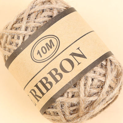 2 มิลลิเมตร Natural ปอกระเจา Rope 10 มิลลิเมตร Eco Friendly DIY Craft ปอกระเจา