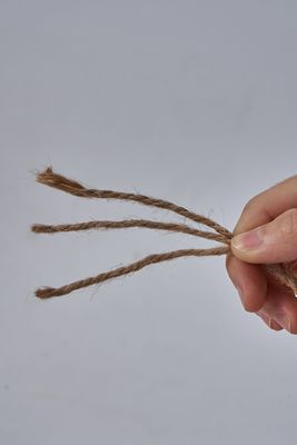 1 มิลลิเมตร-20 มิลลิเมตร สี ปอกระเจา Twine ISO9001 Eco Friendly 6 มิลลิเมตร ปอกระเจา สาย