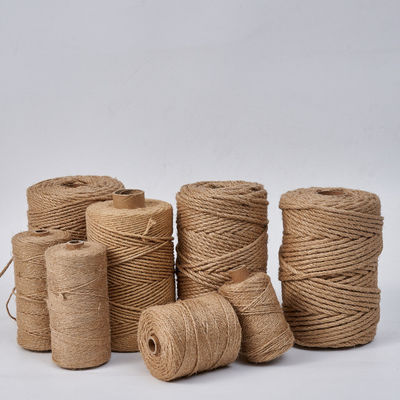 1 มิลลิเมตร-20 มิลลิเมตร สี ปอกระเจา Twine ISO9001 Eco Friendly 6 มิลลิเมตร ปอกระเจา สาย