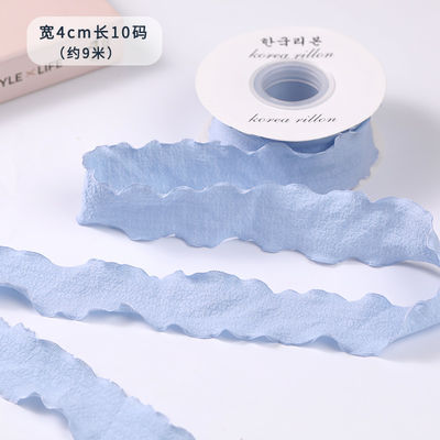 40 มิลลิเมตรของวาเลนไทน์ สี ปอกระเจา ริบบิ้น ลินน้าขอบขบวน ปอกระเจา ขัดแตะ ริบบิ้น
