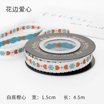 OEM ODM ดอกไม้ Jacquard Trim 10 มม-25 มม ดอกไม้ Jacquard ริบบิ้น