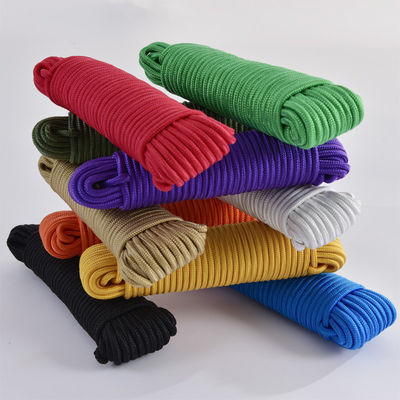 สีขาว สีม่วง การปีนสายเชือกด้วยเท้า 4 มม 6 มม 8 มม การปีนสายเชือก
