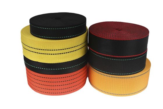 ยืนยัน UV UHMWPE สายรัด สีดําเหลืองสําหรับชลประทาน
