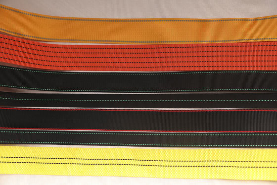 ยืนยัน UV UHMWPE สายรัด สีดําเหลืองสําหรับชลประทาน