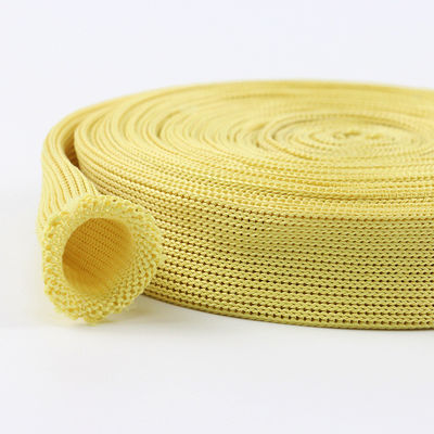 สายผูกไฟกันไฟ สีเหลือง 20 มม ความกว้าง Kevlar สายผูกท่อ