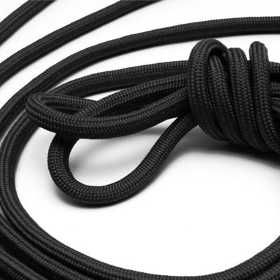 สีเทาชมพู Double Braid ไนลอน Yacht สาย 5 มม โพลีเอสเตอร์ สายในจํานวนมาก