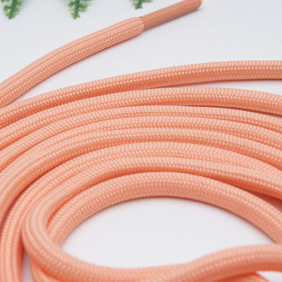 สีเทาชมพู Double Braid ไนลอน Yacht สาย 5 มม โพลีเอสเตอร์ สายในจํานวนมาก