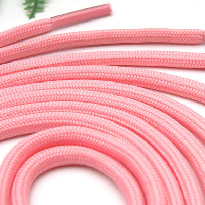 สีเทาชมพู Double Braid ไนลอน Yacht สาย 5 มม โพลีเอสเตอร์ สายในจํานวนมาก