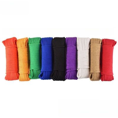 ส้ม ไนลอน tent สายยืดหยุ่น 2mm-10mm ปรับสาย tent สาย